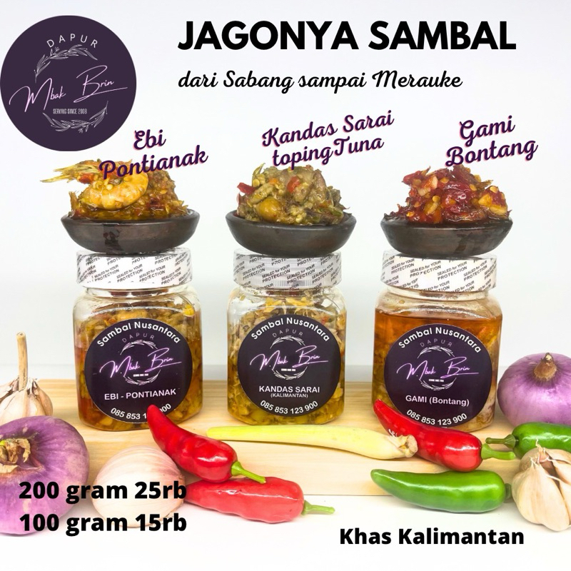 

Sambal Nusantara Dapur_Mbakbrin / Khas Kalimantan (100g-200g)