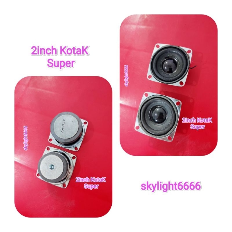 Speaker 2inch KotaK Super Copotan