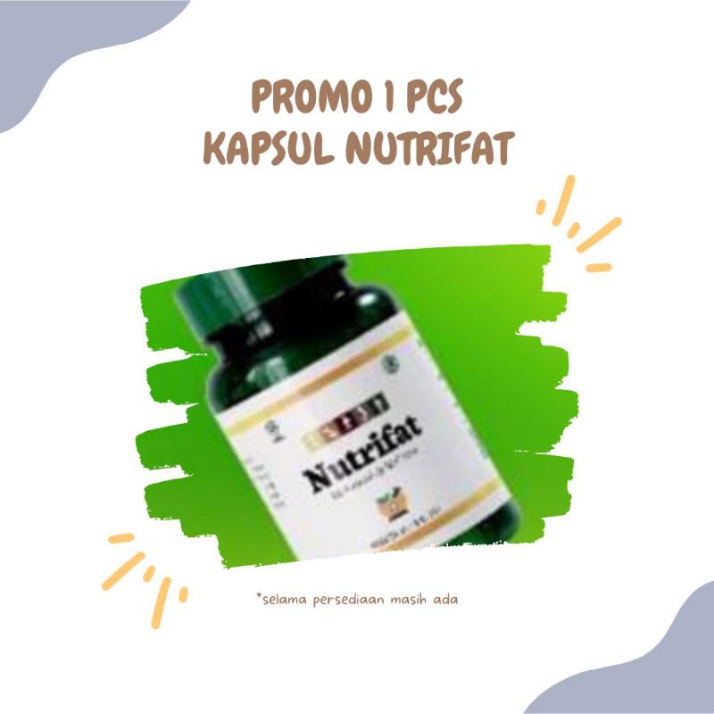 Penggemuk Badan Bpom Permanen Tanpa Efek Samping Kapsul Nutrifat 1 Pcs