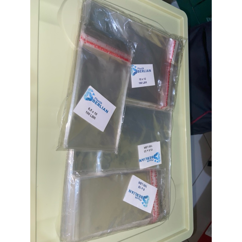 

PLASTIK OPP SEAL ISI 100 lembar
