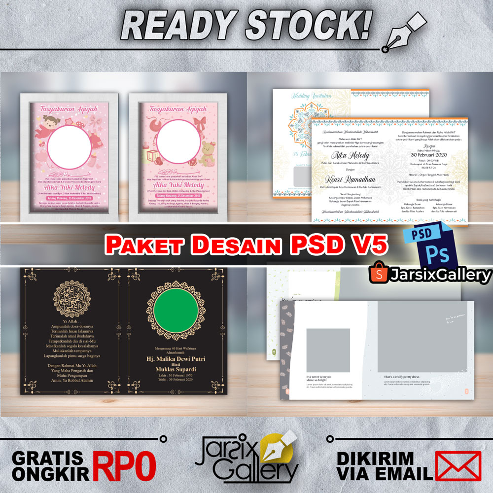 [PSD] Paket Template Desain Grafis V5 Premium - Banner Flyer Brosur Photoshop