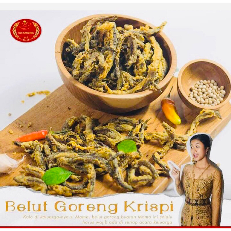 

Keripik Belut Tepung Crispy 250 gram