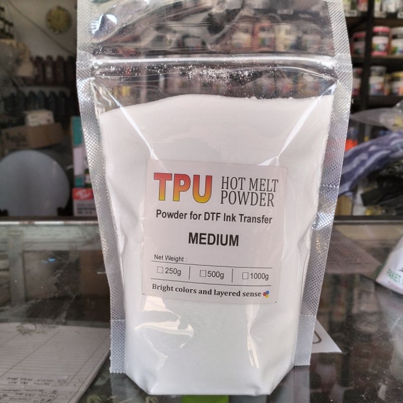 

TPU Hot Melt Adhesive / Serbuk DTf / Lem DTF / DTF Powder 500gram