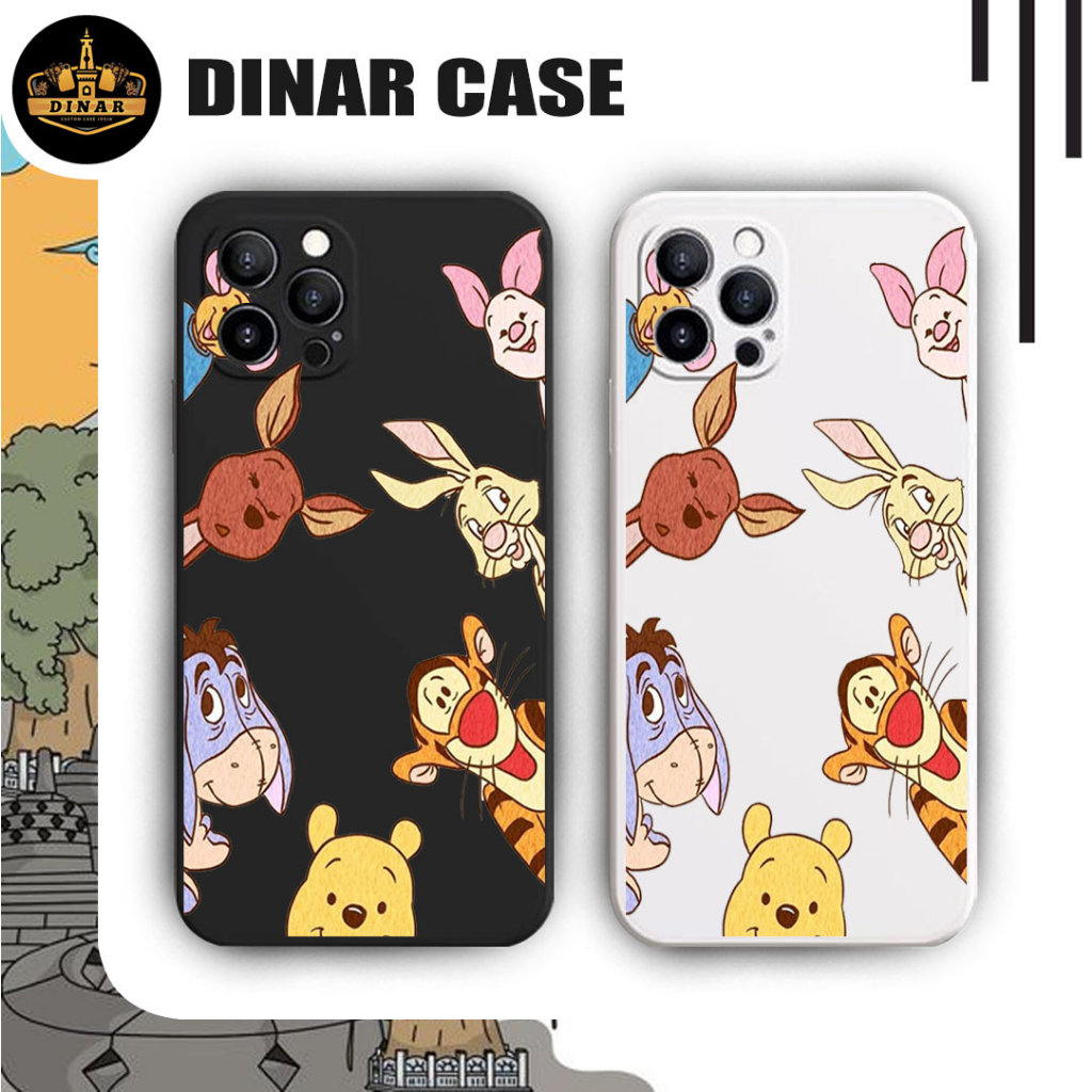Softcase Infinix Smart 6 7 hot 9play 10play 10T 11 11s 12 play Note 12 X657.   Motif Gambar  pooh DN