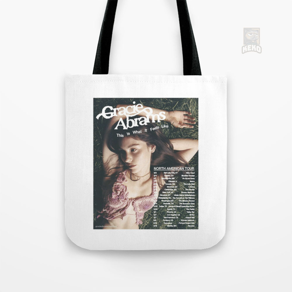Tote Bag Kanvas Gracie Abrams American Tour