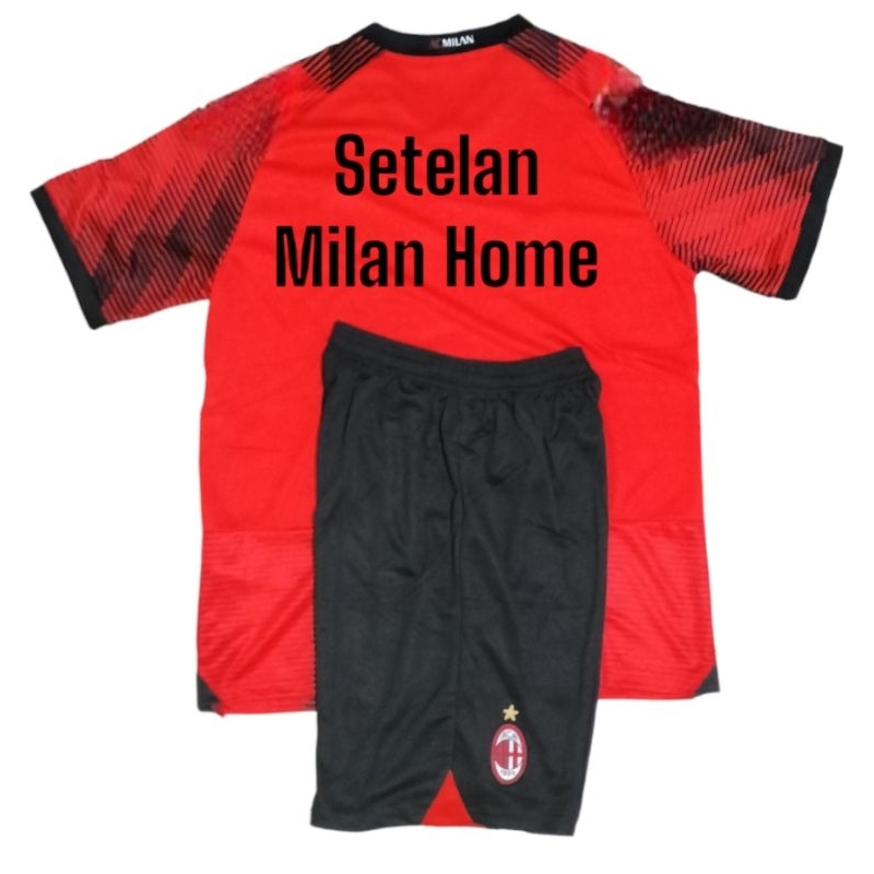 jersey setelan Ac Milan Home 2023/2024
