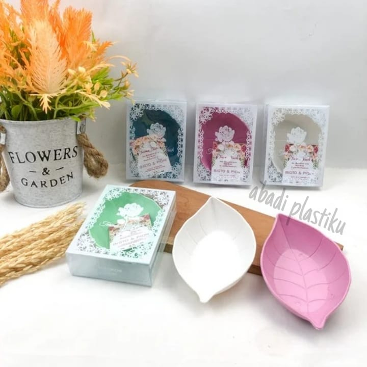 Souvenir Mangkok Daun Lokal Kemas MIKA