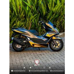 DECAL STIKER PCX 160 KUNING