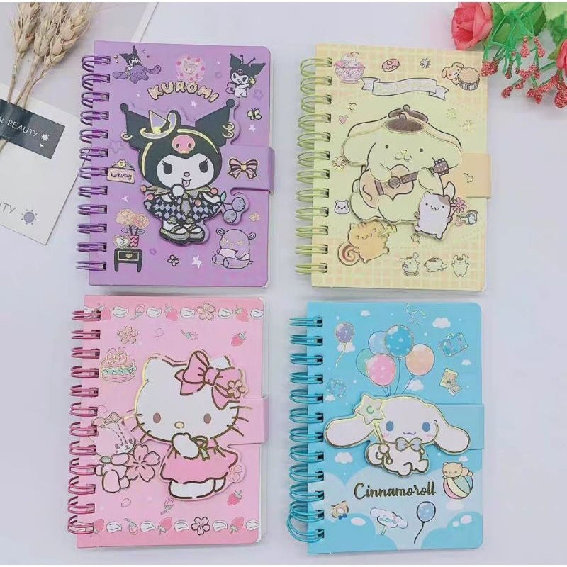 

Buku Mini Ring Sanrio / Buku Magnet Sanrio / Mini Book