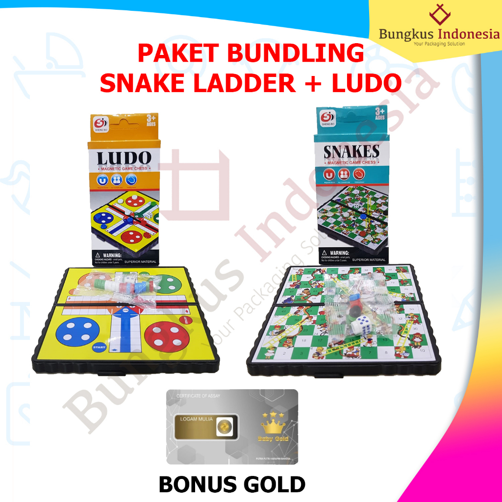 Ludo Mainan Ludo Magnet Board Game Pocket Portable