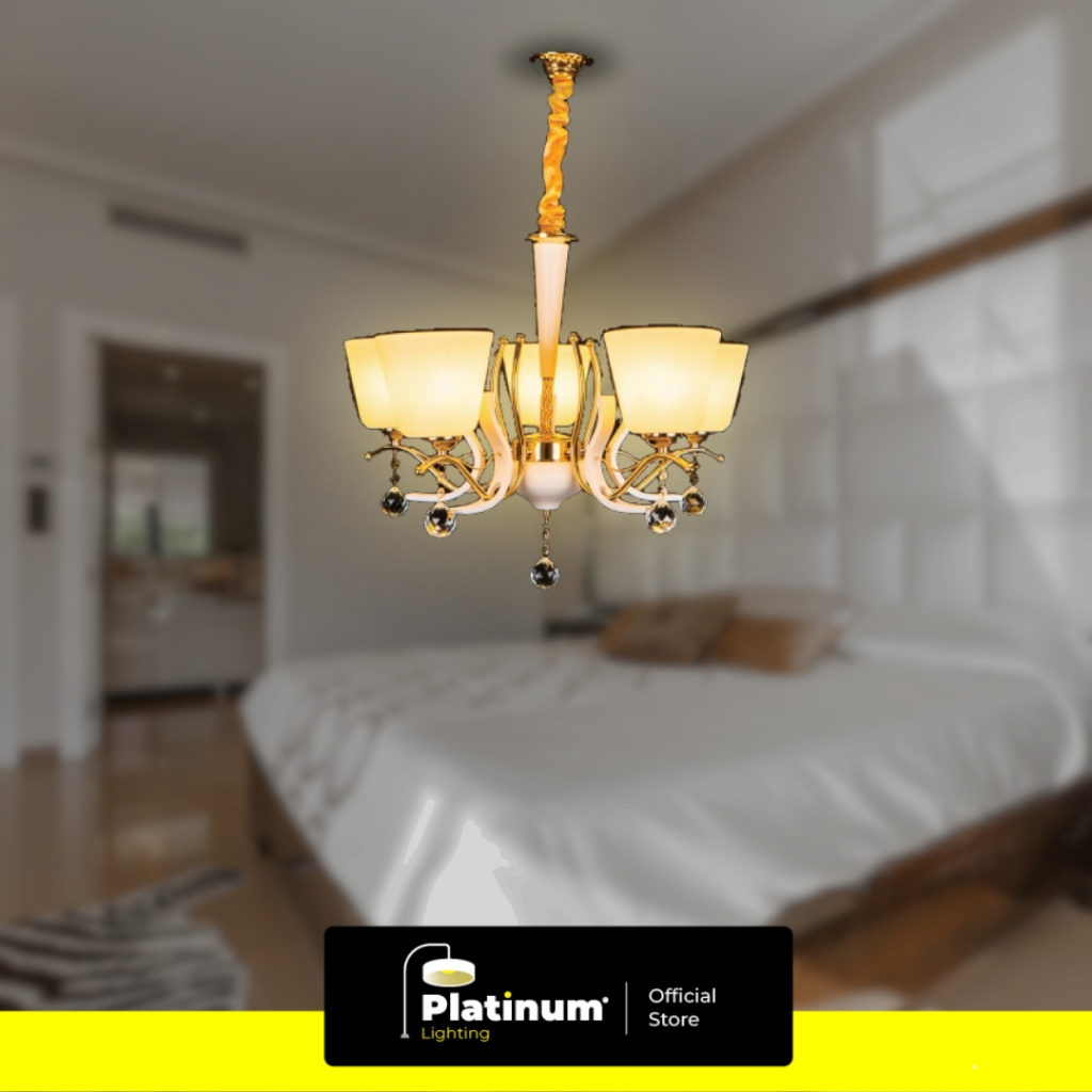 Lampu Gantung Hias Minimalis Vintage Cup 5 Lampu