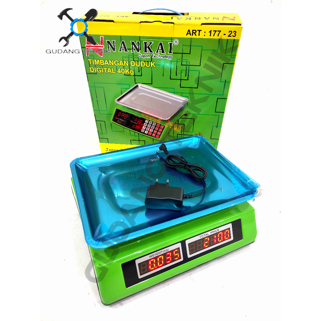 TIMBANGAN DUDUK DIGITAL 40KG NANKAI / TIMBANGAN ACS DIGITAL NANKAI 40 KG
