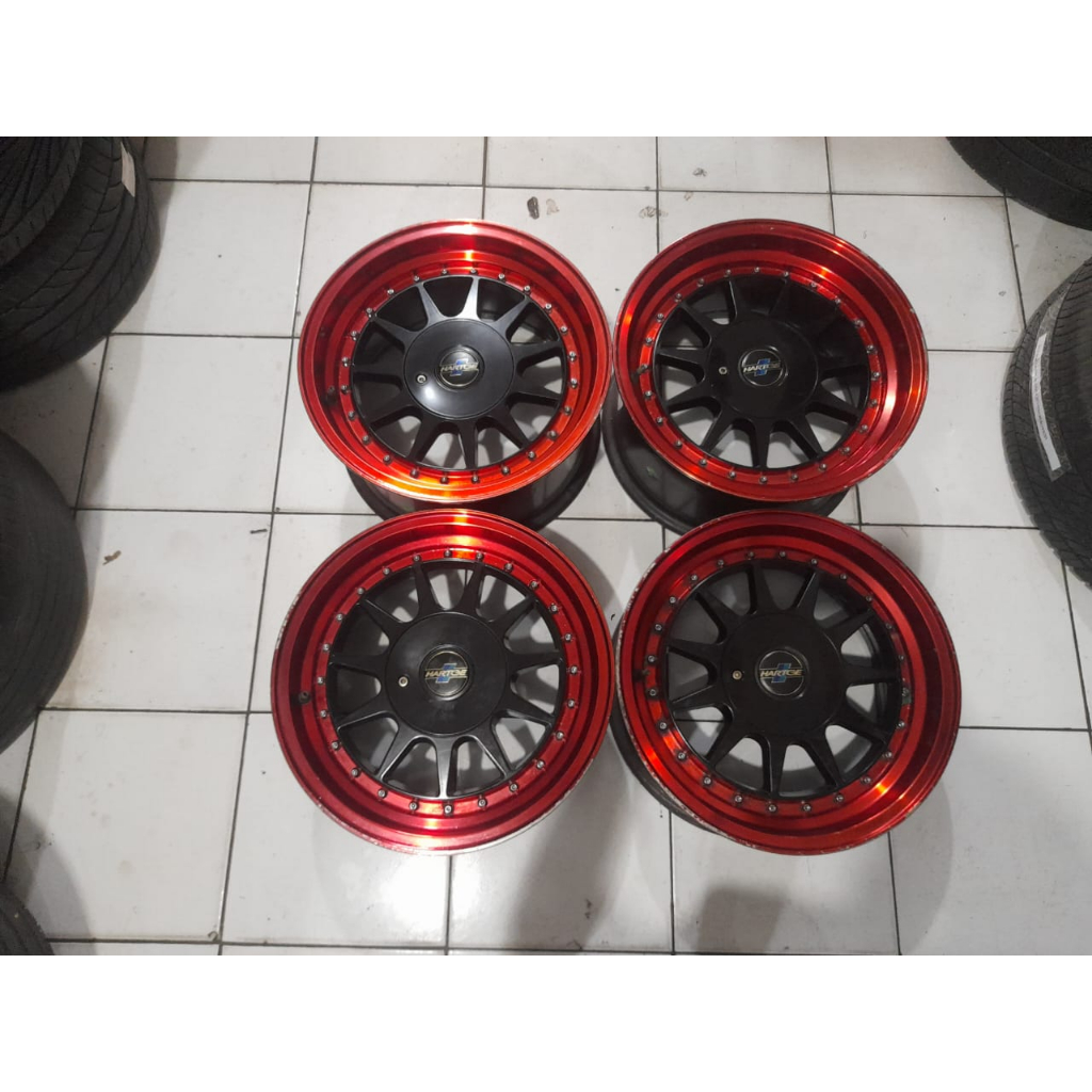 VELG BEKAS MOBIL RESING HARTGE RING 15 HOLE 4X100/114 AVANZA BRIO