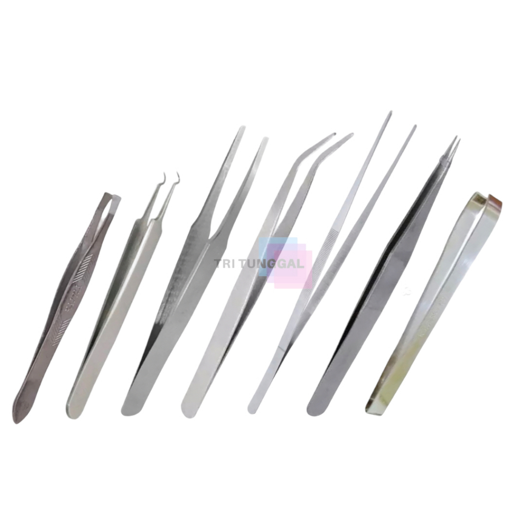 Pinset All Varian Catut Alat Pencabut Uban Komedo Jerawat Pemencet Acne Penjepit Sticker Bentuk Luru