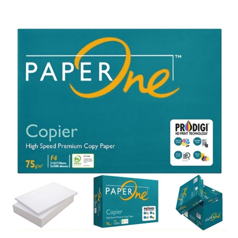 

Kertas HVS F4 Folio 75 Gram PaperOne 1 Kg 200 Lembar