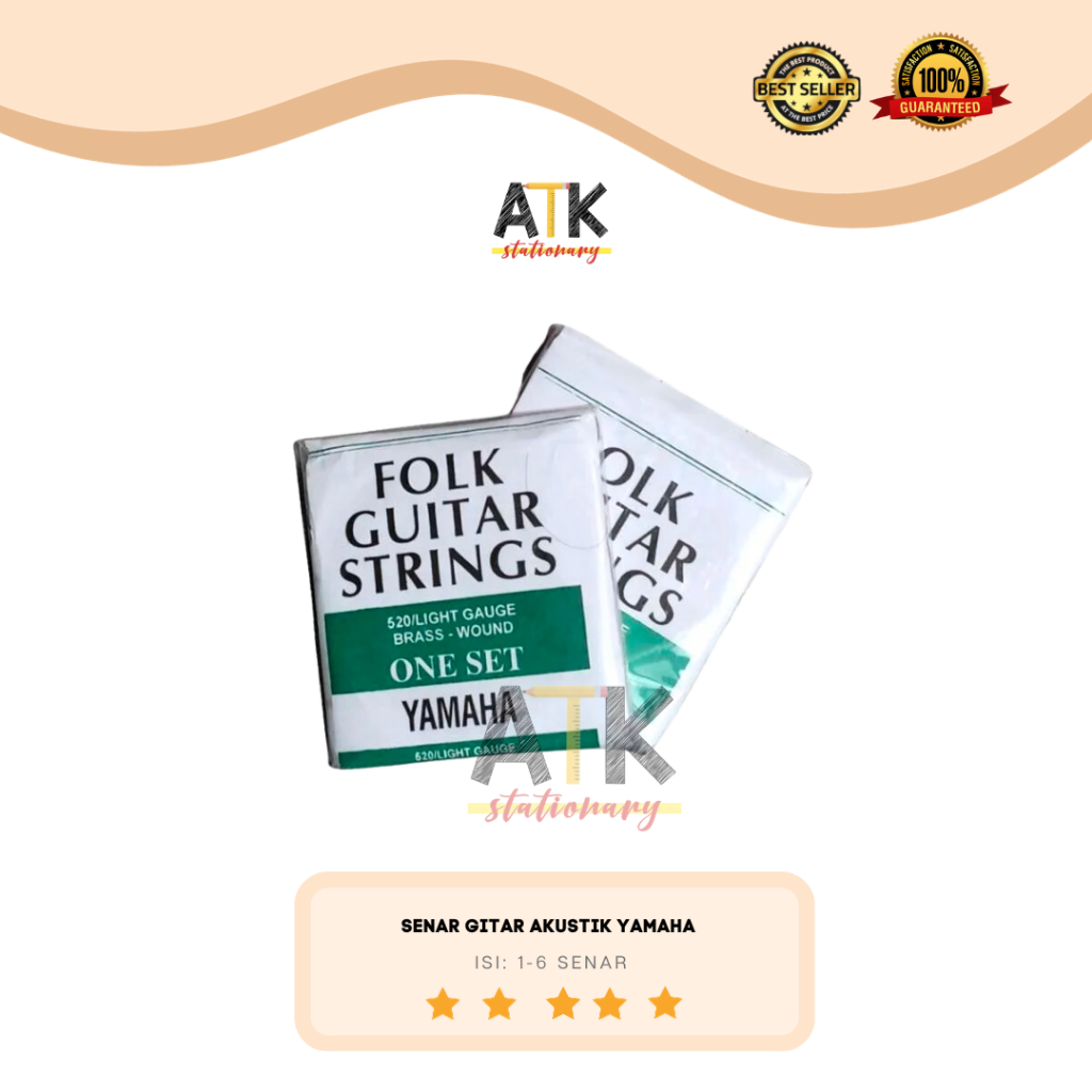 Senar Gitar Set Yamaha Akustik Folk String atk
