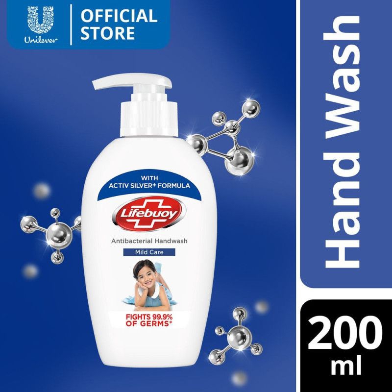 Lifebuoy handwash Antibacterial & Super Parfume Pump Botol 200ml