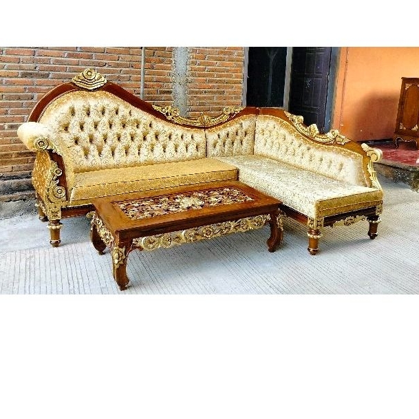 KURSI SOFA SUDUT JATI JEPARA