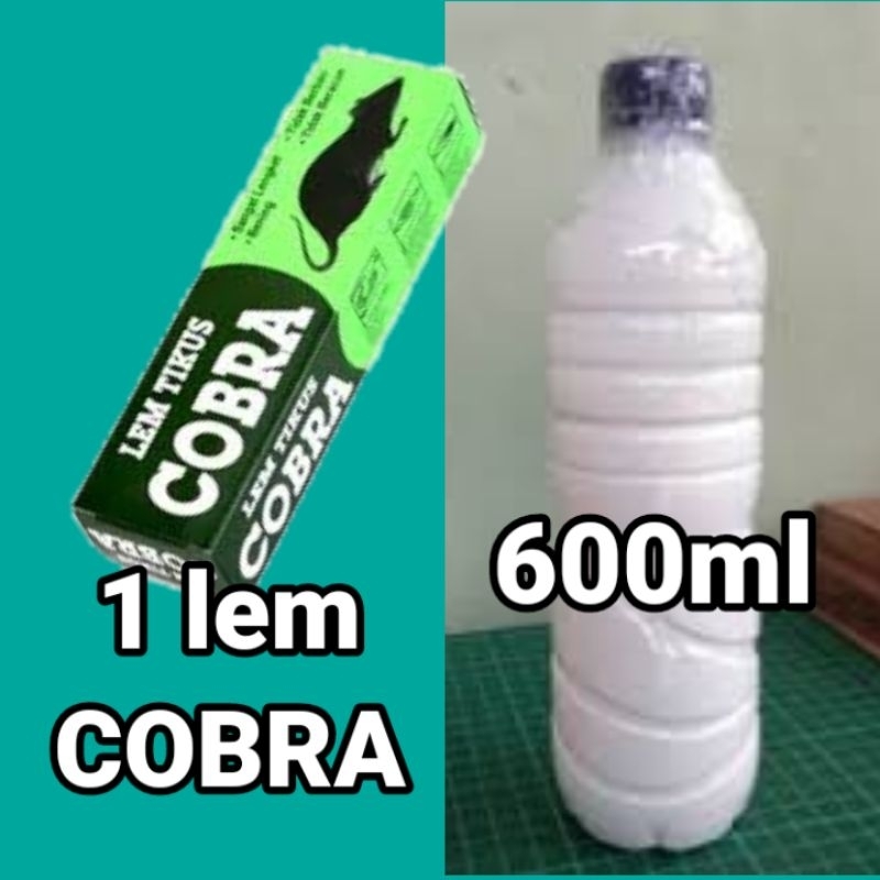 GETAH KARET CAIR 600ml plus 1 lem COBRA