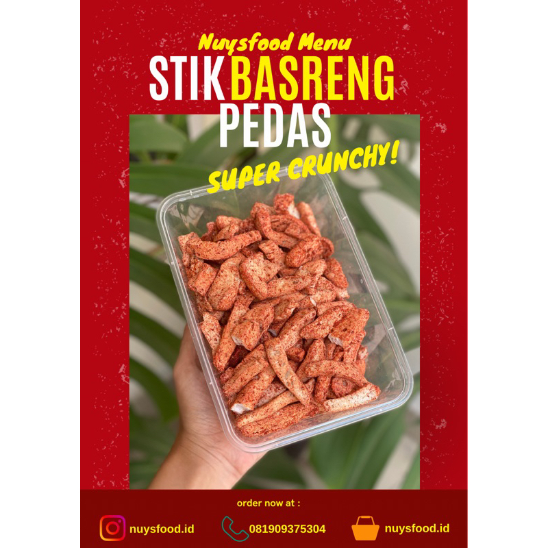 

Stik Basreng Pedas Daun Jeruk