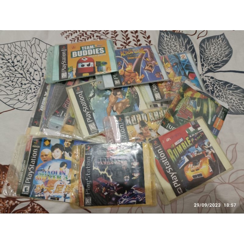 kaset ps 1 borongan untested total 26 pcs