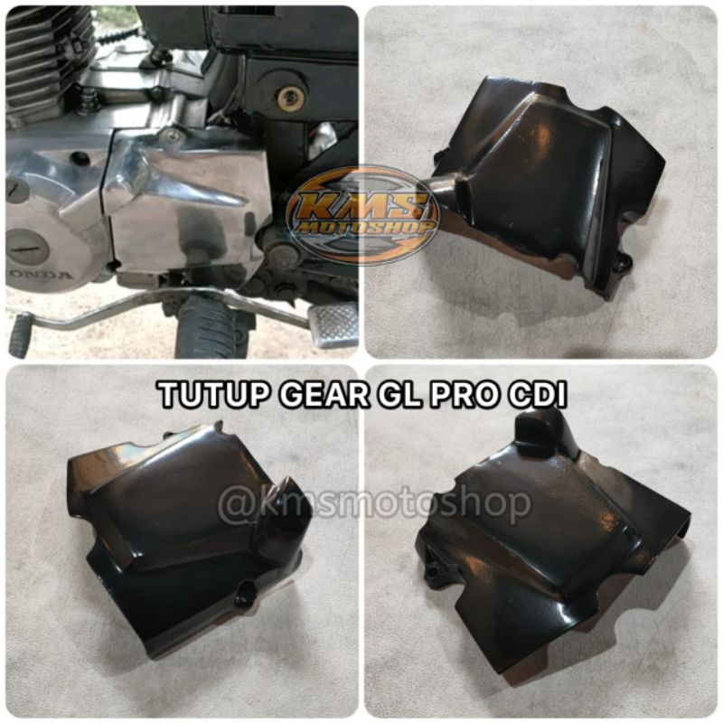 tutup rantai ger gir gear depan gl pro cdi gl max series black engine