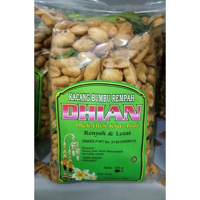 

Kacang Bumbu Rempah Dhian Bali (500gr)