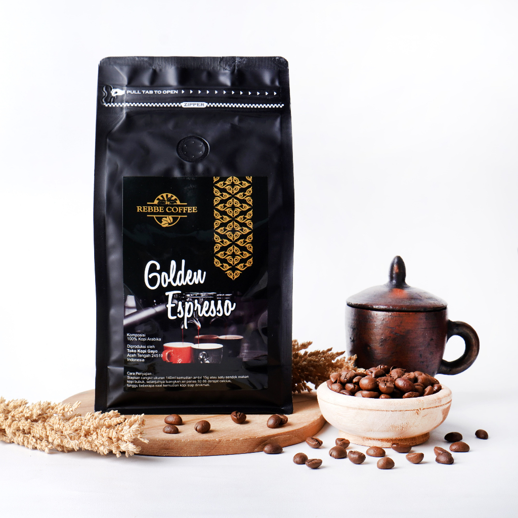 

KOPI GAYO ACEH GOLDEN ESPRESSO PEABERRY 200G