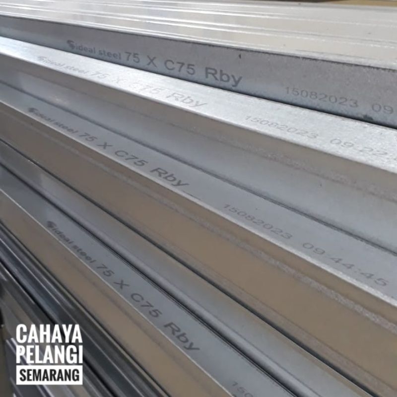 Baja Ringan C75 0.75 0,75 Kanal C Usuk Rangka Atap Galvalum SNI