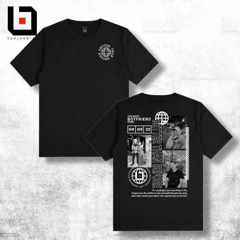 Kaos Streetwear Ambon | Custom Foto & Nama