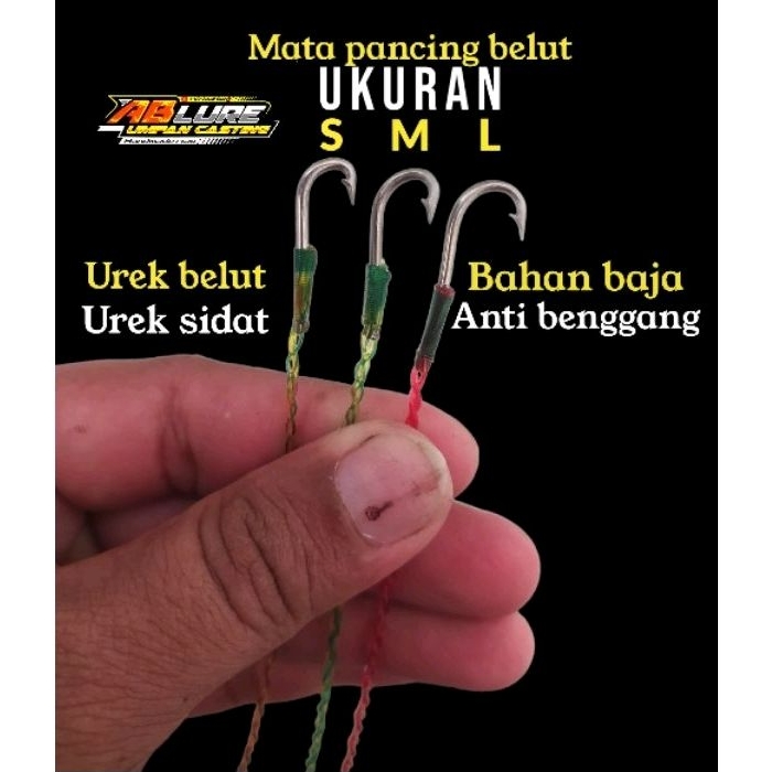 mata pancing belut kail urek belut bahan baja