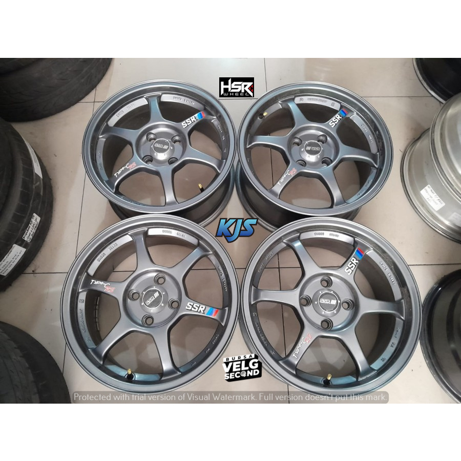 VELG SEKEN MODEL SSR TYPE-C R15X7 4X100ET35GREY