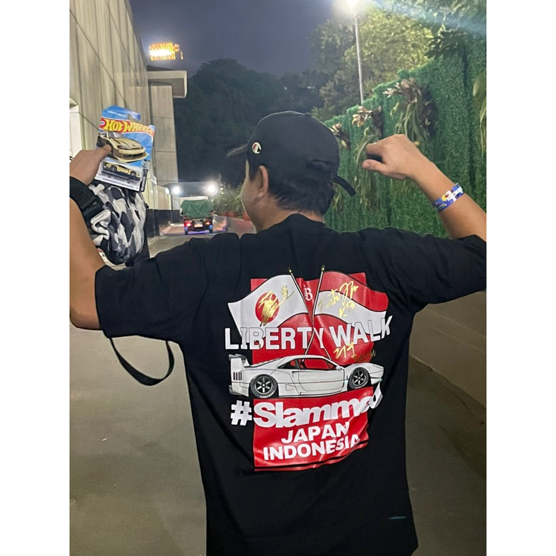liberty walk body kit hot wheels tshirt