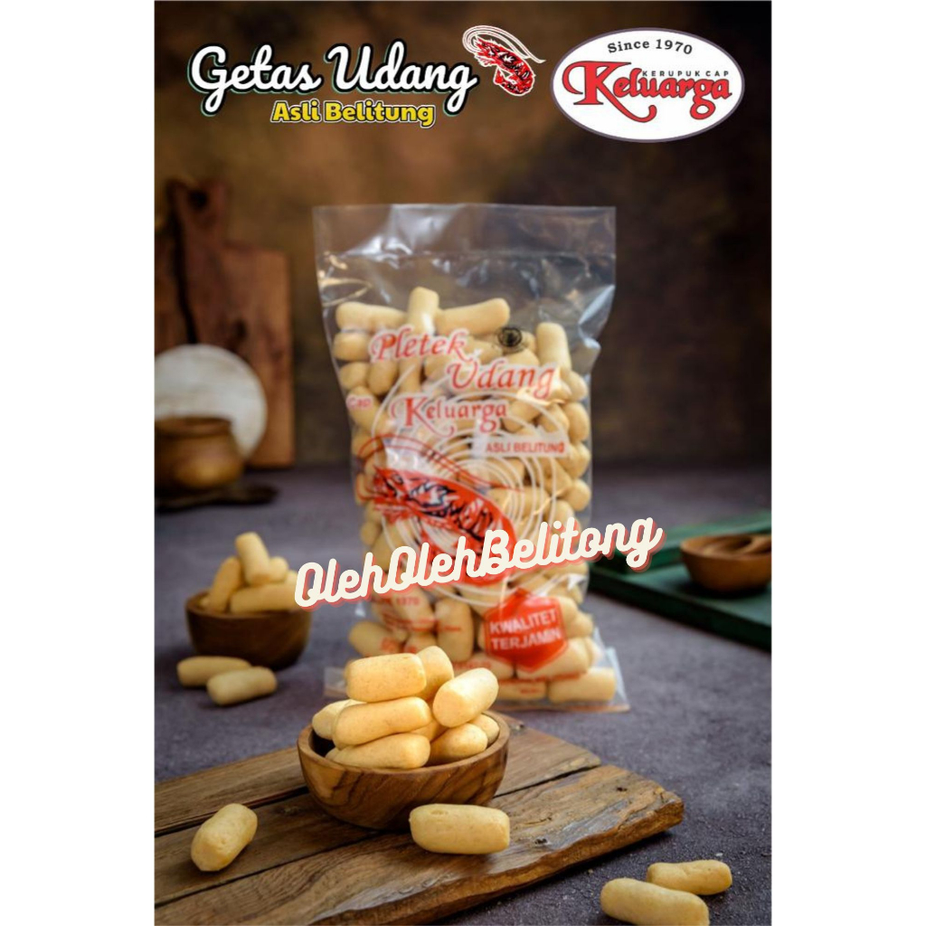 

Kerupuk getas cap keluarga 500gr asli bangka belitung. halal. Kerupuk ikan bangka belitung. Oleh-oleh legendaris. Kerupuk getas udang. kerupuk cumi. keripik. makanan ringan. krupuk renyah. tanpa pengawet. cemilan keluarga. cemilan anak. cemilan enak