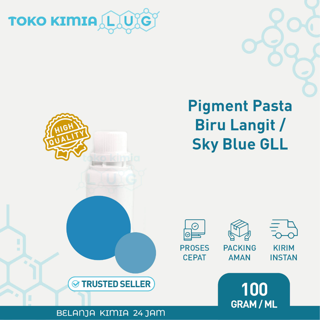 

Pigmen Pasta Biang Pewarna Pigment - Biru Sky Blue GLL 100 gram