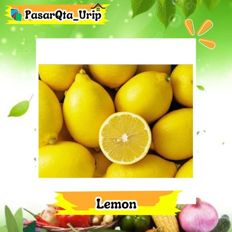 

Lemon per 500gr / pasar buah makassar / pasar online makassar