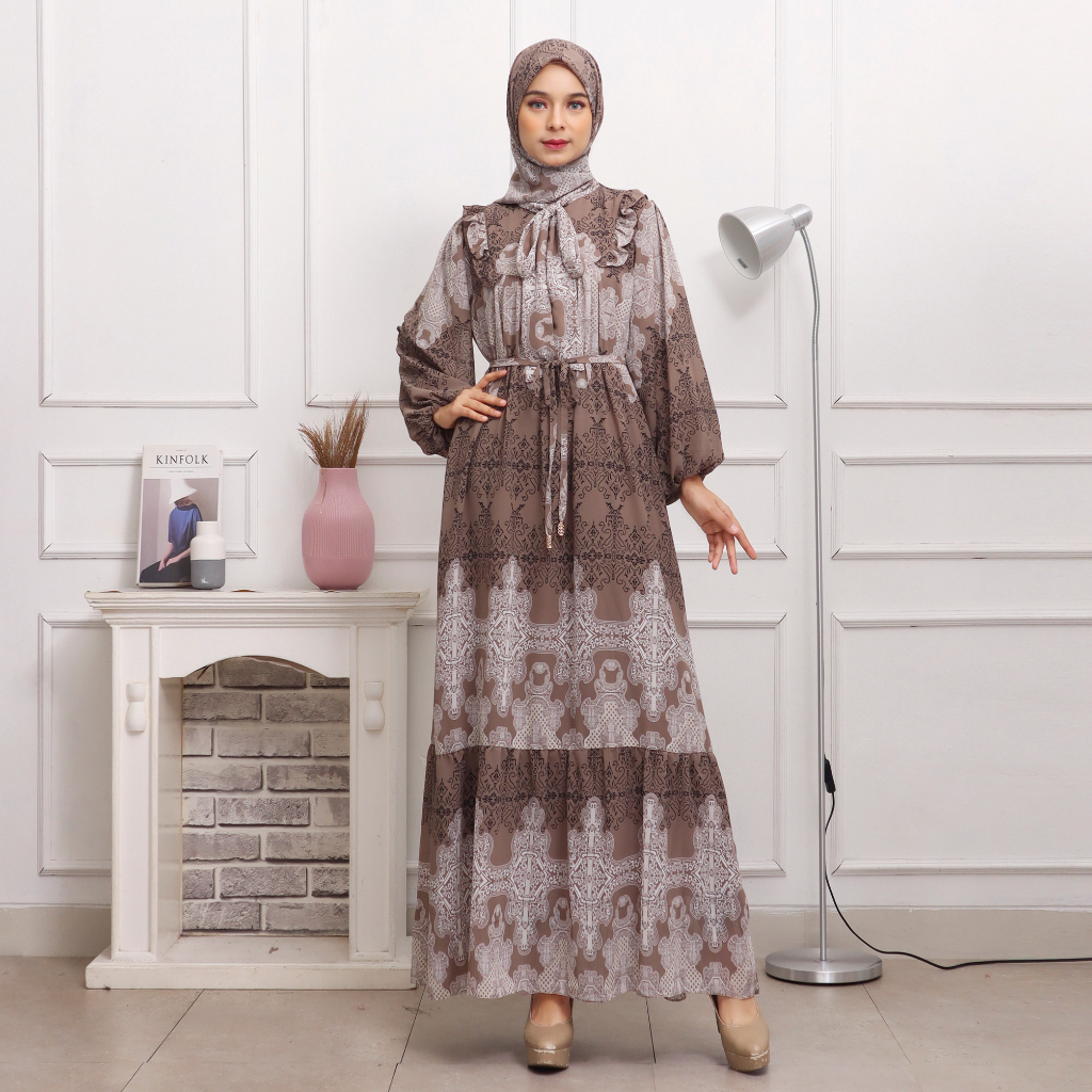 Gamis Maxy Dress Ceruti CRT Janeta