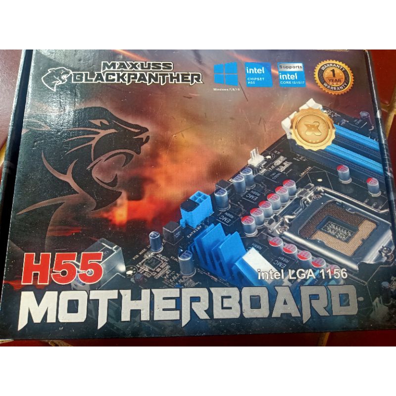 Motherboard Maxuss Blackpanther H55 LGA 1156