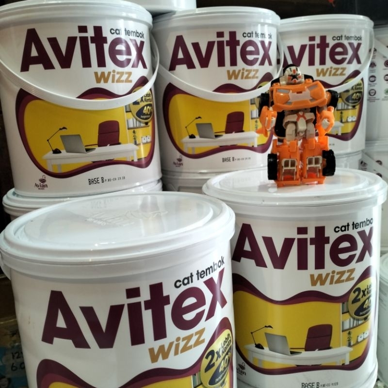Cat Tembok Avitex wizz 5 kg warna putih