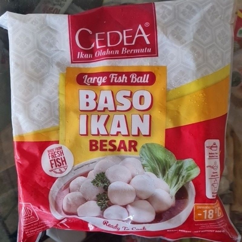 

Cedea Baso Ikan Besar 500gram