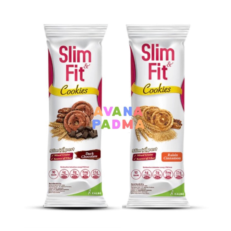 

Slim Fit Cookies Sachet (22g) (3 Varian Rasa)