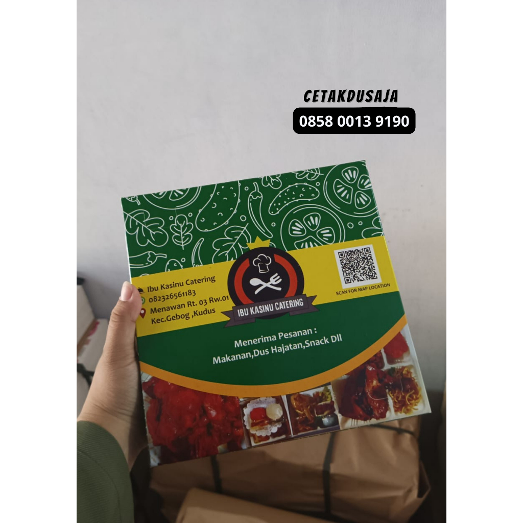 

Kardus Catering | dus nasi | box hajatan
