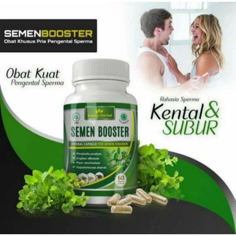 SEMEN BOOSTER OBAT HERBAL PENAMBAH DAN PENYUBUR ASLI