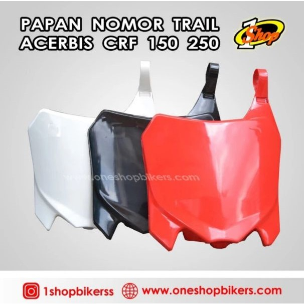 Papan Nomor Trail Acerbis CRF 150/250