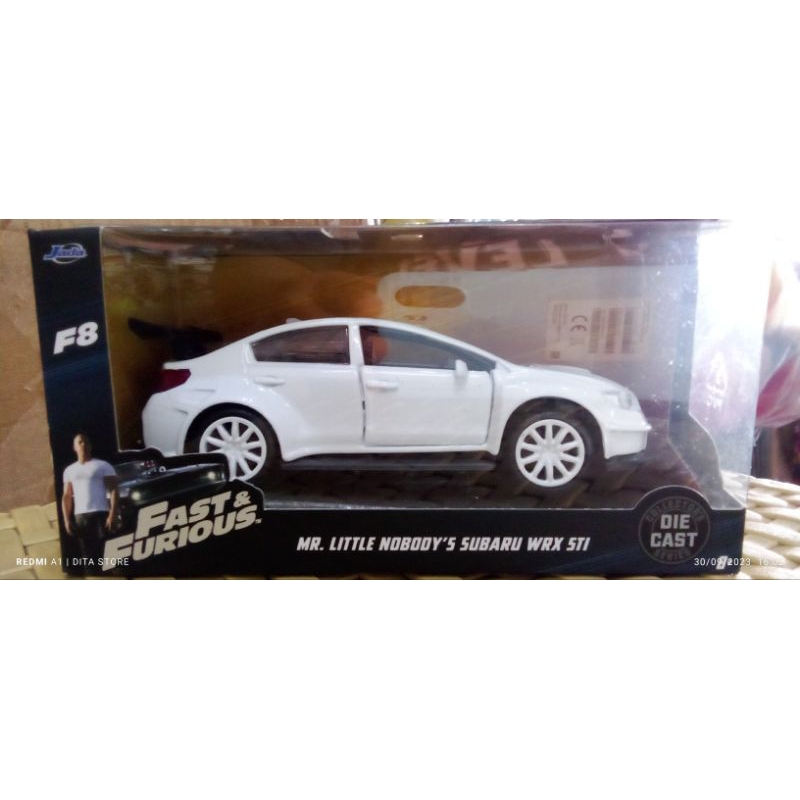 Diecast JADA 1:32 Fast & Furious edisi Subaru WRX STI