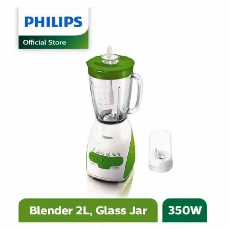 PHILIPS Blender Listrik Tabung Beling / Kaca HR-2116