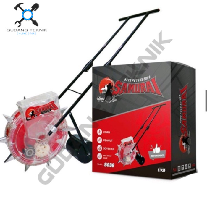 Alat Tanam Biji Bibit Jagung Kacang Dorong S036 SAMURAI x PD750 DRAGON / Alat Tanam Biji Bijian Kede