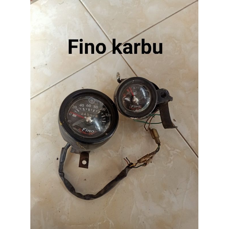 Speedometer amper bensin Fino karbu