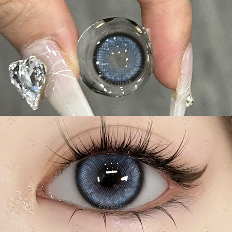 Hot sale Lensa kontak EYESHARE | DIAMOND normal seri Color soft lenses Brown/abu-abu softlens Grey