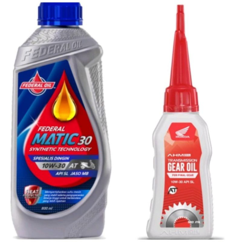 Oli Federal Matic Set Oli Gardan Ahm Honda Oli Federal Matic + Oli Gardan